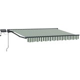  Ručni okvir tende s LED-ima Zelena, Bijela, Antracit 2,5 x 2 m | shoptok.hr