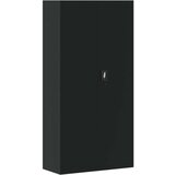 Ormarić za spise crni 90 x 40 x 180 cm čelični | shoptok.hr