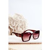 Boto Women's Classic Sunglasses with Decorative Details UV400 Brown | Shoptok.si
