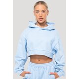 GymBeam Women‘s Mochi Cropped Hoodie Blue XS Cijene