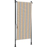  Vanjska roleta žuto-bijela 100 x 270 cm od tkanine i čelika | shoptok.hr
