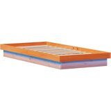  LED okvir kreveta voštano smeđi 90 x 200 cm od masivne borovine | Eponuda.ba