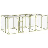 vidaXL Kokošnjak 600x300x200 cm impregnirana trdna borovina | Shoptok.si