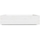  Vrtna sadilica bijela 100x100x26,5 cm od masivne borovine | Eponuda.com