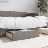 The Living Store Posteljni predal 2 kosa taupe inženirski les in tkanina - Posteljni Predal, (21659125) | Shoptok.si