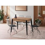 Hanah home Razvlačivi trpezarijski sto Dolunay-1284, 100-120x75x60 cm, Smeđa | Eponuda.ba