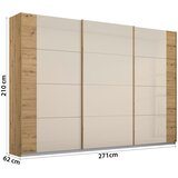 Rauch Möbel omara z drsnimi vrati, barve šampanjca, hrast artisan | Shoptok.si