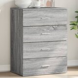 vidaXL Komoda siva sonoma 60x39x80 cm inženirski les Cene