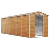  Vrtno spremište svjetlosmeđe 191 x 640 x 198 cm pocinčani čelik | shoptok.hr