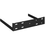  Plutajuća kutna polica crna 35 x 35 x 3 8 cm MDF | shoptok.hr