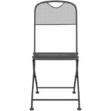  5-dijelni vrtni blagovaonski set antracit metalni mrežasti | shoptok.hr