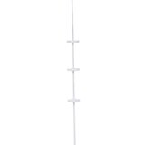 Tendance teleskopska polica s 3 košarice 6,4x15x61,9cm, metalna, bijela Cijene