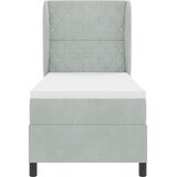 Krevet s opruga kutije Svijetlo siva 200 x 80 cm Baršun | shoptok.hr