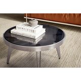 MID.YOU KLUBSKA MIZA, srebrne barve | Shoptok.si