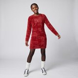 Guess Kratke obleke LS SWEATER DRESS Rdeča | Shoptok.si