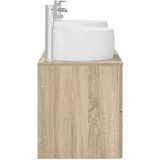  Set namještaja za kupaonicu 3 kom. Hrast sonoma Smeđa 49,5 x 44,5 x 66 cm | Shoptok.si