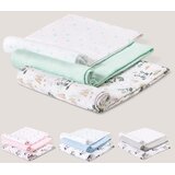 Interbaby Tetra pelene Panda Mint 80x80 - 3 kom | shoptok.hr