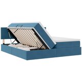  Krevet s od storage s madracem Tamno plava 100 x 200 cm | shoptok.hr