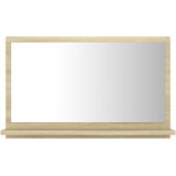  Kupaonsko ogledalo boja hrasta 60x10,5x37 cm konstruirano drvo | Eponuda.com
