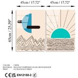 WALLXPERT dekorativna slika od kaljenog stakla (2 komada) uv 942 45 x 65 | ePonuda.com