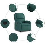  Naslanjač iz temno zelenega blaga | Shoptok.si