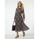 Sinsay Midi haljina s plisiranim donjim dijelom i remenom | shoptok.hr
