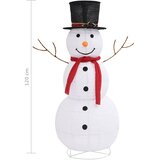  Ukrasna božićna figura snjegovića LED luksuzna tkanina 120 cm Slike