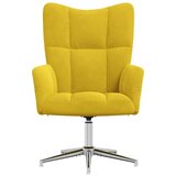  Stol za sproščanje gorčično rumen žamet, (20935208) | Shoptok.si