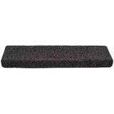  Prostirke za stepenice samoljepljive 10 kom 65x21x4 cm tamnosive pravokutne rubove | shoptok.hr