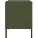  Noćni ormarići 2 kom maslinastozeleni 36 x 39 x 50,5 cm čelični | shoptok.hr