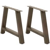  Noge za klub stolić A-oblika 2 kom 70 x (42-43) cm čelik | Eponuda.com