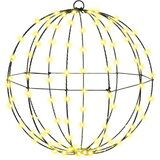 vidaXL Žogica med 120 LED Toplo bela 40 cm Kovina Cene