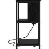  Noćni ormar 2 pcs Crni hrast 38 x 31 x 61 cm Konstruirano drvo | shoptok.hr