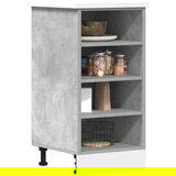 vidaXL Donji dio ormarića Beton sivi 40x44,5x81,5 cm Konstruirano drvo | shoptok.hr
