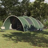  Tunelski šator za 8 osoba s krovom Zelena 710 x 460 x 245 cm | shoptok.hr
