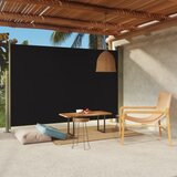 vidaXL Zložljiva stranska tenda za teraso 200x300 cm črna | Shoptok.si