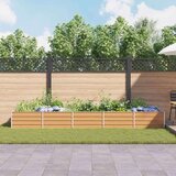 Vrtna visoka greda Svetlo rjava 400 x 80 x 45 cm, (5000287802) | Shoptok.si
