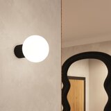 Sollux Črna stenska svetilka ø 12 cm Orbital – | Shoptok.si