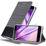 Cadorabo Ohišje, združljiv s HTC v sivi črni barvi - zaščitni pokrov z magnetnim zapiranjem, stoječo funkcijo in režo za kartico, (20567691) | Shoptok.si