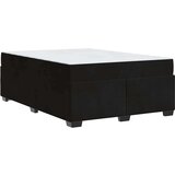 vidaXL Okvir kreveta s madracem Ostalo Crna 160 x 200 cm Baršun | shoptok.hr