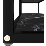 TV omarica črni marmor 140x40x40,5 cm kaljeno steklo, (20913203) | Shoptok.si