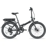 Obnovljeno - kot novo - LEGEND Siena reconditionné – 24-palčno električno zložljivo kolo, črno, do 90 km, (5000157567)