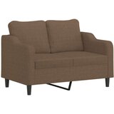 vidaXL 2-dijelni set sofa s jastucima smeđi od tkanine | shoptok.hr