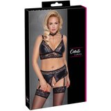 Cottelli curves - sjajni efekt donje rublje set (crni) | shoptok.hr