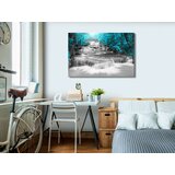  Slika - Cascade of Thoughts (1 Part) Wide Turquoise 120x80 | shoptok.hr