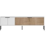 Hanah home tv polica noah white rattan | ePonuda.com