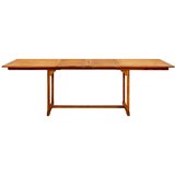  Vrtna jedilna miza (160-240)x100x75 cm trden akacijev les, (20624857) | Shoptok.si