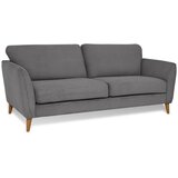 Scandic Temno siva sedežna garnitura iz rebrastega žameta 206 cm Paris – | Shoptok.si