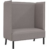 SOFA s visokim naslonom 101cm Sivo-smeđa tkanina | shoptok.hr
