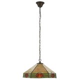 Endon 111989 - Luster na lancu Tiffany NEVADA 3xE27/10W/230V prečnik 40 cm | Eponuda.com